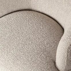 Loungesessel WOOLLY Bouclé naturel