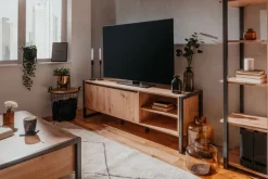 Lowboard DENVER 160 x 55 cm braun/ grau