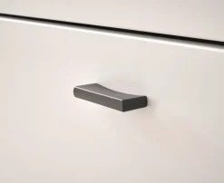 Lowboard LONG ISLAND 200 cm weiß/ Wotan Eiche