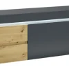 Lowboard LUCI 180,5 x 56,7 cm Eiche grau