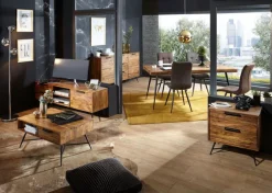 Lowboard NISHAN 160 x 54 cm braun