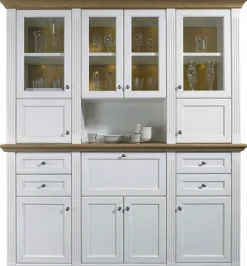 MAISONETTE Buffet weiß / Asteiche