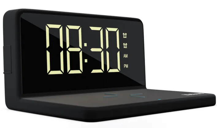 Mebus Digitalwecker mit Aufladefunktion schwarz