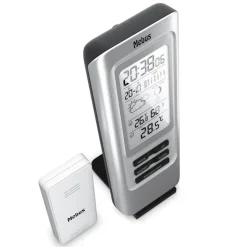 Mebus Funk Wetterstation silberfarbig