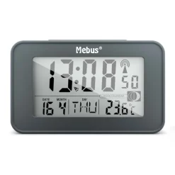 Mebus Funkwecker anthrazit