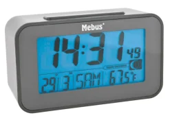 Mebus Funkwecker anthrazit