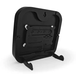 Mebus Quarz-Uhr Kunststoff 18,5 x 18,5 x 2,8 cm Schwarz/Mehrfarbig