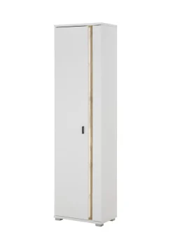 Mehrzweckschrank LONG ISLAND L weiß/ Eiche Wotan