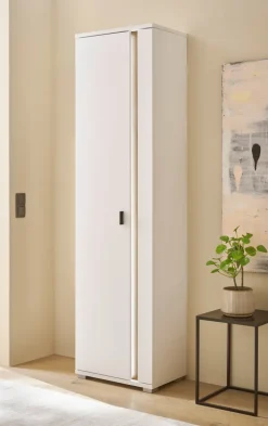 Mehrzweckschrank LONG ISLAND L weiß/ Eiche Wotan