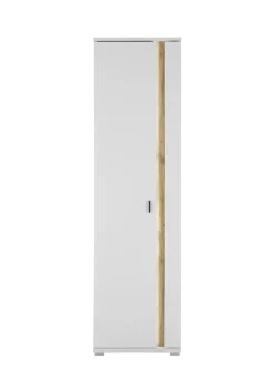 Mehrzweckschrank LONG ISLAND L weiß/ Eiche Wotan