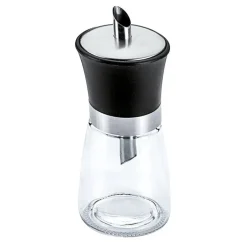 metaltex Zuckerstreuer 150 ml schwarz/silberfarbig