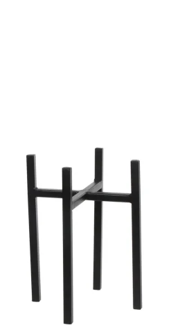 MICA DECORATIONS Blumentopfständer ASCOT 16 x 16 cm schwarz