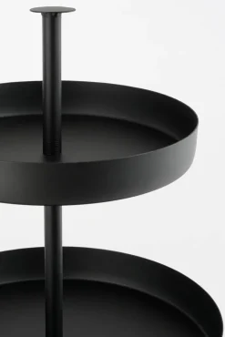 MICA DECORATIONS Etagere 2-stufig schwarz