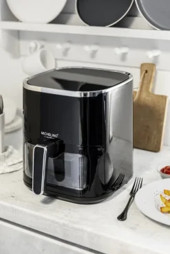 MICHELINO Heißluftfritteuse 5,0 Liter mit Sichtfenster