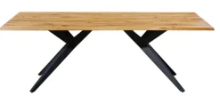 Musterring Esstisch TAMINA 200 x 100 cm schwarz /Eiche massiv