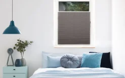 my deco Plissee 120 x 130 cm grau