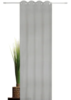 my deco Ösenschal BREEZE 135 x 300 cm grau