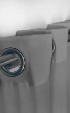 my deco Ösenschal BREEZE 135 x 300 cm grau