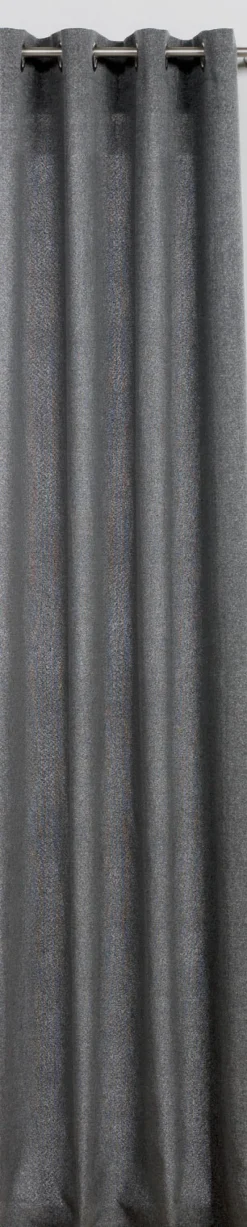 my deco Ösenvorhang CHALET 135 x 245 cm grau