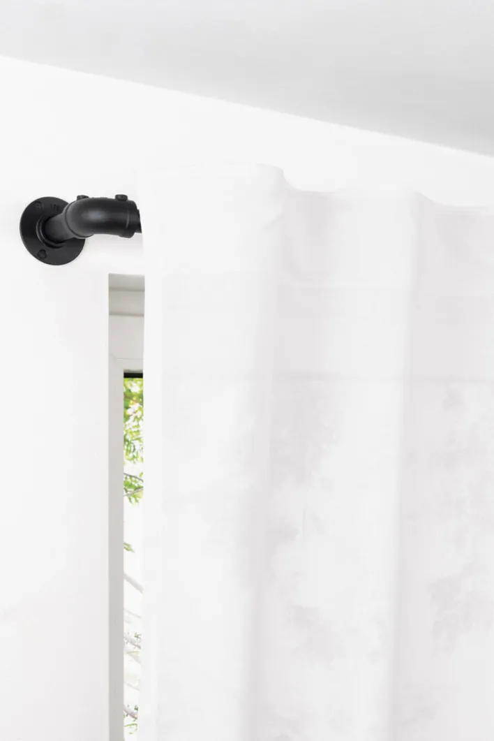 my deco Teleskopgarnitur INDUSTRIAL LOOK 160-280 cm schwarz