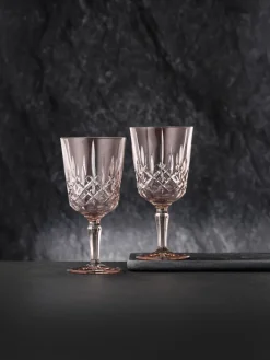 Nachtmann Cocktail- / Weinglas NOBLESSE 2er Set taupe Kristallglas