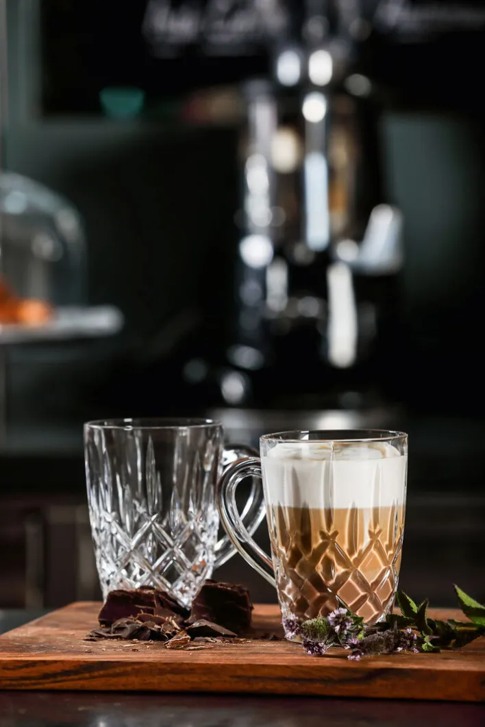 Nachtmann Kaffeebecher NOBLESSE BARISTA 2er Set 347 ml Kristallglas