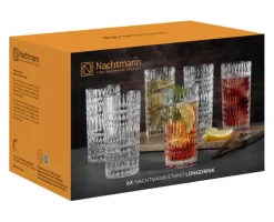 Nachtmann Longdrinkglas ETHNO 6er Set 434 ml Kristallglas