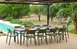 NARDI Stapelstuhl Garten TRILL AL 2er Set agave