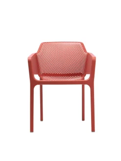 NARDI Stapelstuhl Garten NET AL 2er Set corallo