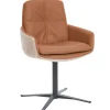 Ole Gunderson Armlehnstuhl MADINA Donna rusty melange-Cloud brandy/schwarz