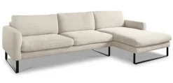 Ole Gunderson Ecksofa ROMA 298 x 154 cm Cord nature