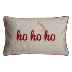 pad Kissenhülle HO HO HO 30 x 50 cm weiß/rot