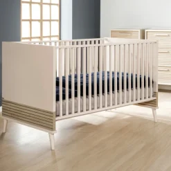 PAIDI Babybett EEFJE 70 x 140 cm beige/ braun