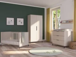 PAIDI Kinder-Drehtürenschrank ARI beige