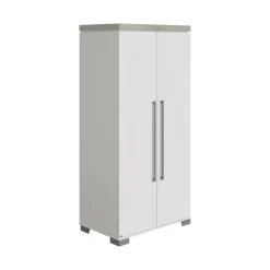 PAIDI Kleiderschrank KIRA 3-türig Kreideweiß/ Eiche-Nautik