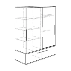 PAIDI Schiebetürenschrank STEN