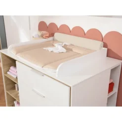 PAIDI Wickelkommode LIEVEN weiß/ braun