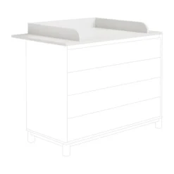 PAIDI Wickelkommode OLLI weiß/ blau