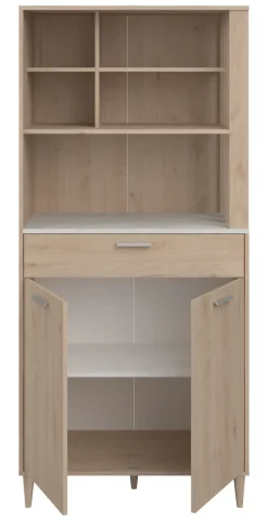 Parisot Buffet-Schrank GALA 11 Jackson Eiche Dekor/ Beton Optik 84x182x41 cm