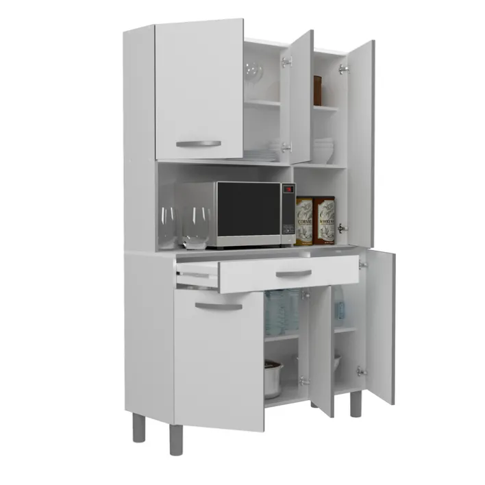 Parisot Buffet Schrank SEASON 120 x 185 x 40 cm weiß