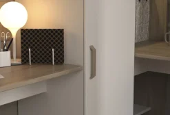 Parisot Eck-Hochbett ALEX braun/ weiß