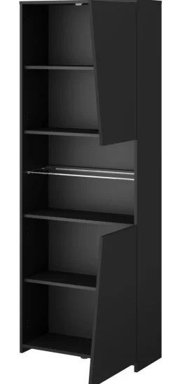 Parisot Gamertisch und Regale mit LED Beleuchtung schwarz