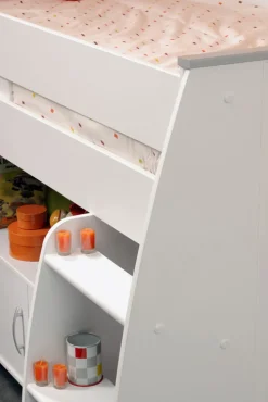 Parisot Halbhohes Hochbett REVERSE 1 weiß