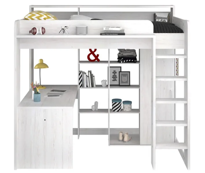 Parisot Hochbett HIGHER 1 weiß