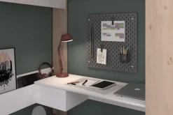 Parisot Hochbett SHELTER 11 braun/ weiß