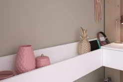 Parisot Hochbett SHELTER 11 braun/ weiß