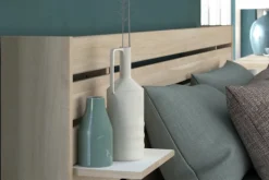 Parisot Stauraumbett ESCALE 3 braun 160 x 200 cm