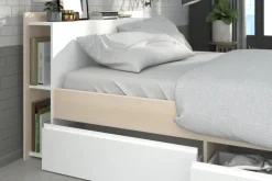 Parisot Stauraumbett MOST 6 beige/weiß 160 x 200 cm