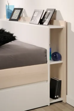 Parisot Stauraumbett MOST 5 beige/weiß 140 x 200 cm