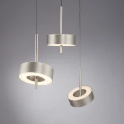 Paul Neuhaus LED Balkenpendel Q-ROTATE 3-flg Nickelfarbig